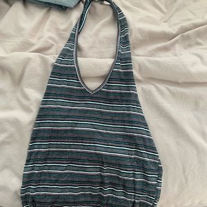 Halter neck tank top